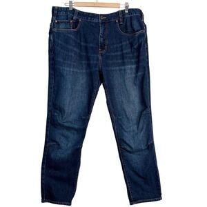 Vertx Mens Dark Wash Straight Leg Denim Jeans‎ Size 40 x 32 (30) Preppy